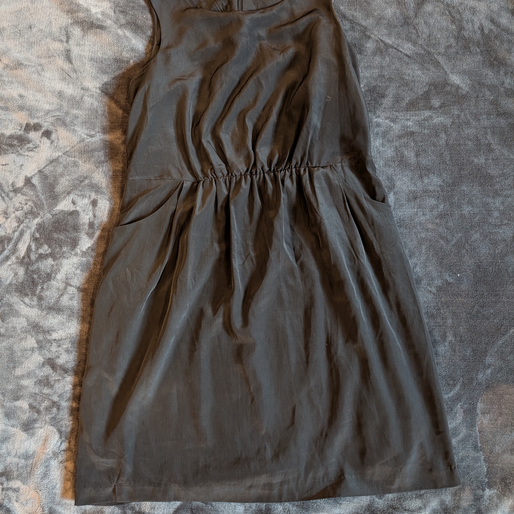 Merona Charcoal Sleeveless Midi Dress